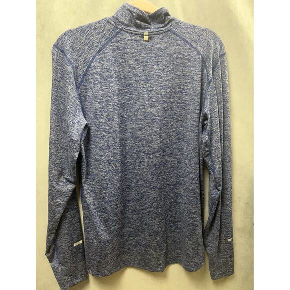 Nike Running Dri-Fit USA Quarter Zip Sweatshirt Breathable Blue Mens Size Medium - Picture 3 of 9